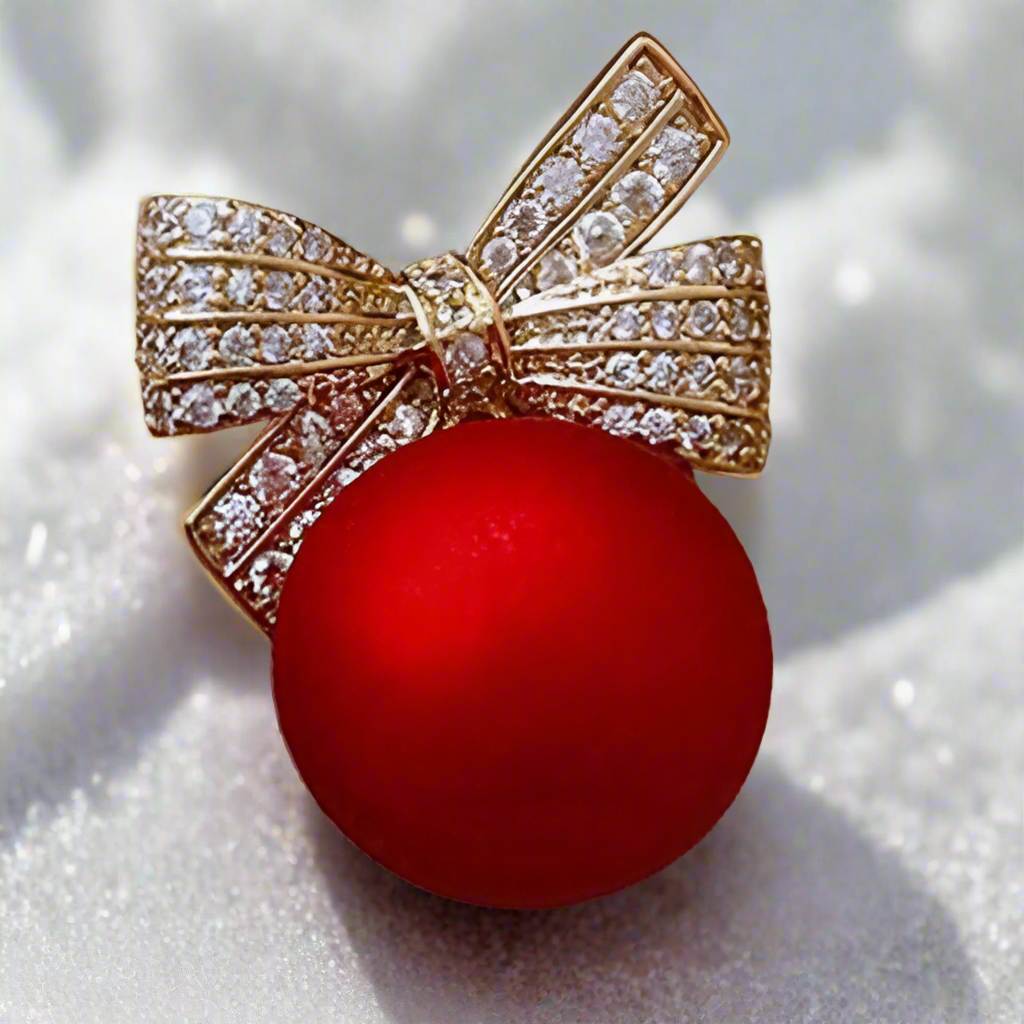 Red Bow Earrings (2 styles)