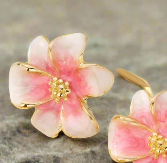 Cherry Blossom Earrings (Clip-ons)