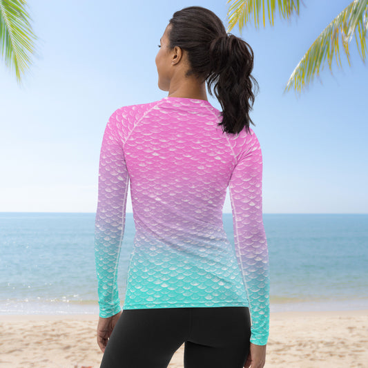Merbabe Mermaid Rash Guard (Parrotfish)