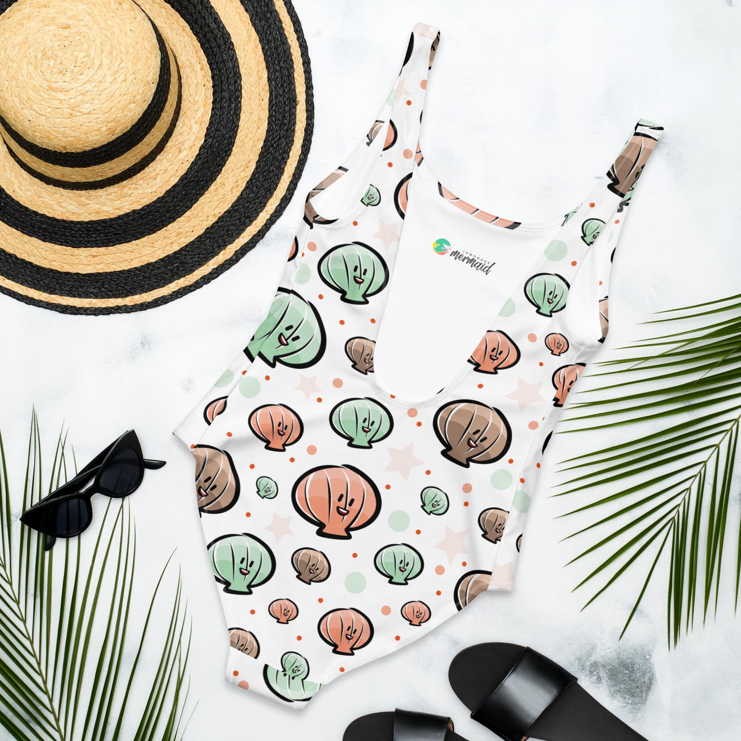 Save the Spat - Ollie Oyster One Piece Swimsuit