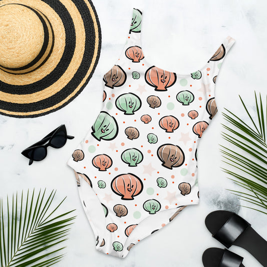 Save the Spat - Ollie Oyster One Piece Swimsuit
