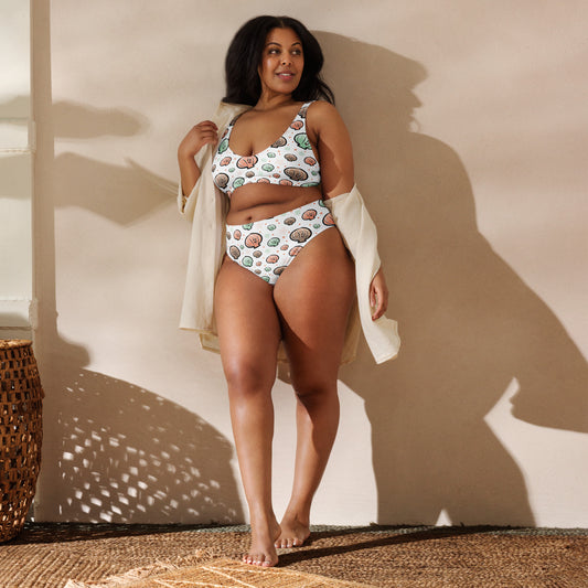 Save the Spat - Ollie Oyster High Waist Bikini