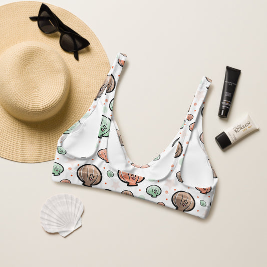 Save the Spat - Ollie Oyster Padded Bikini Top