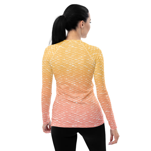 Merbabe Mermaid Rash Guard (Lemonade)