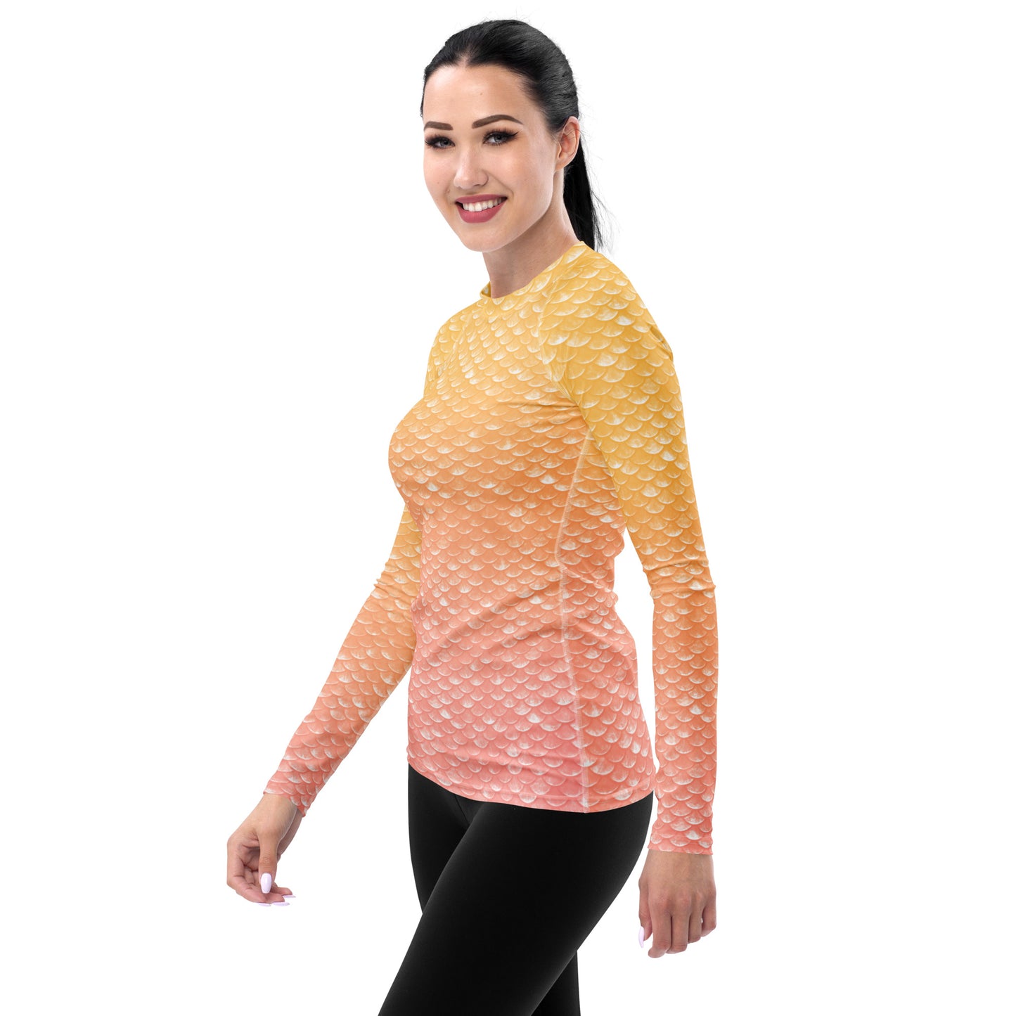 Merbabe Mermaid Rash Guard (Lemonade)