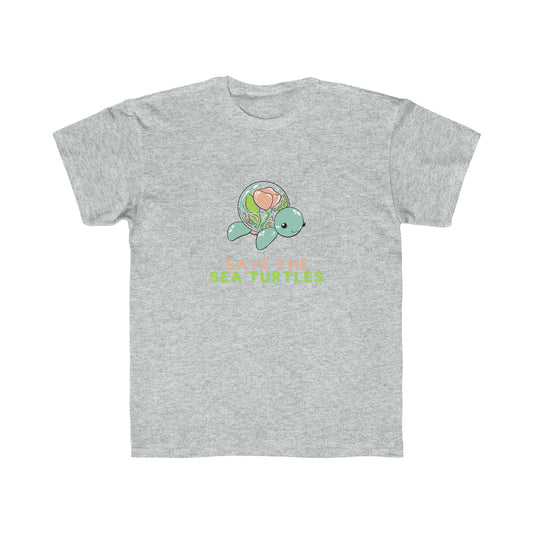 "Save the Sea Turtles" Kids' Regular Fit Tee