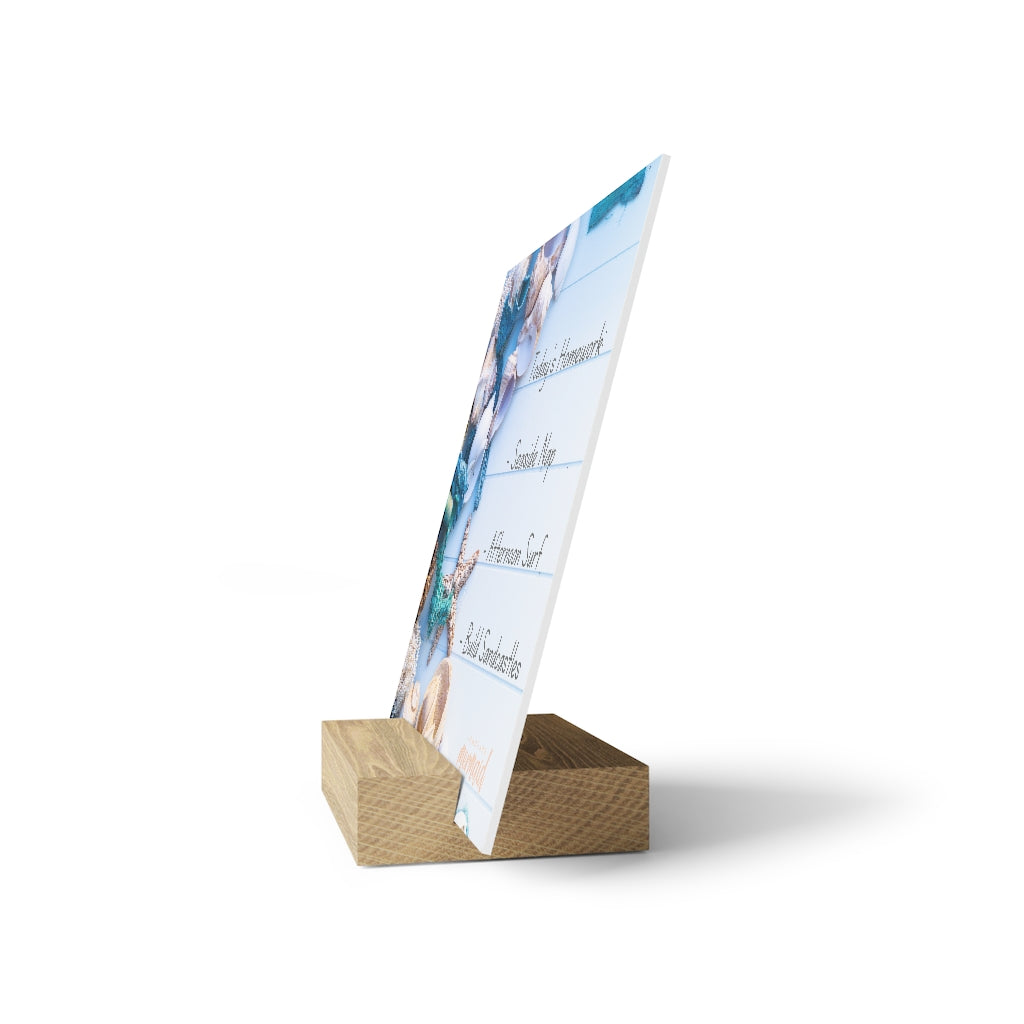 Beachy Seaside Seashell Desk Art (3 sizes)