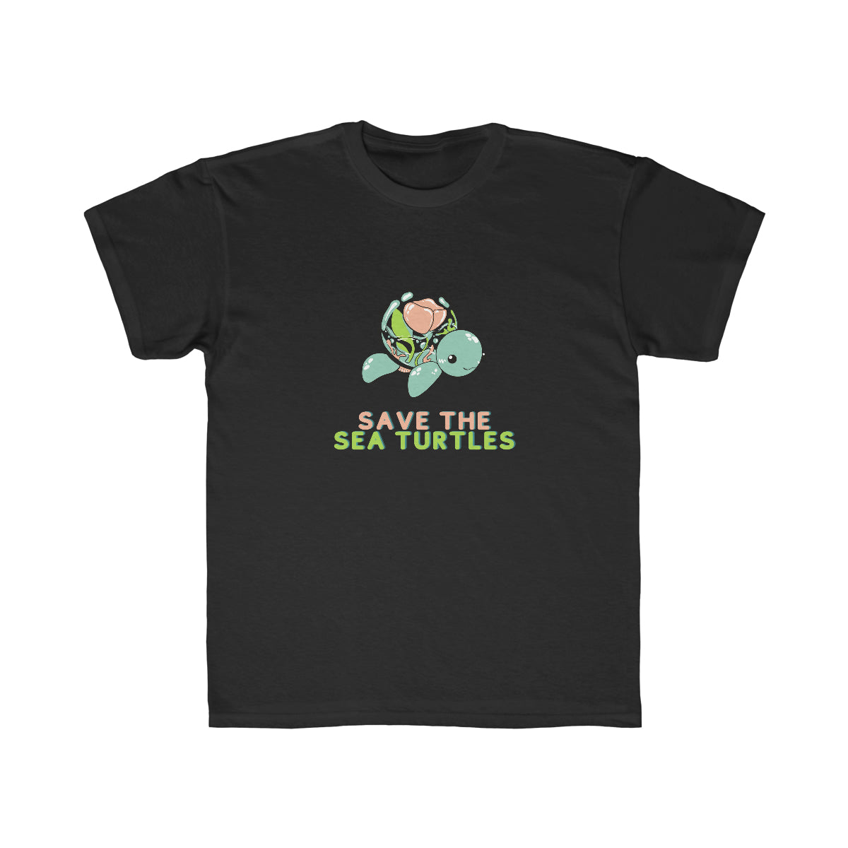 "Save the Sea Turtles" Kids' Regular Fit Tee