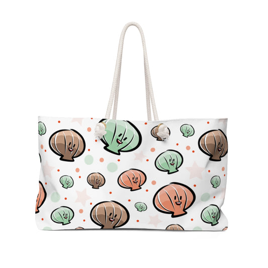 Ollie Oyster Oversized Weekender Tote
