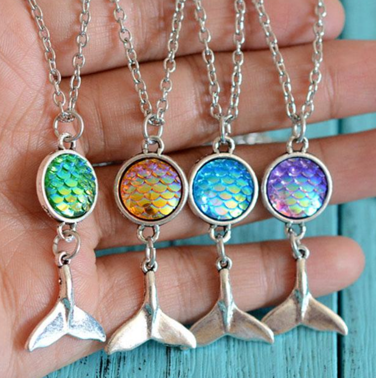 Fins & Tail Necklace (4 Colors)
