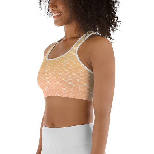 Merbabe Mermaid Sports Bra (Lemonade)