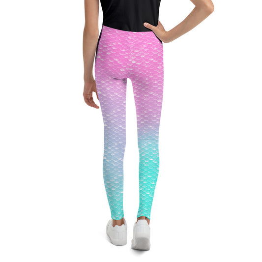 Merbabe Mermaid Youth Leggings (Parrotfish)