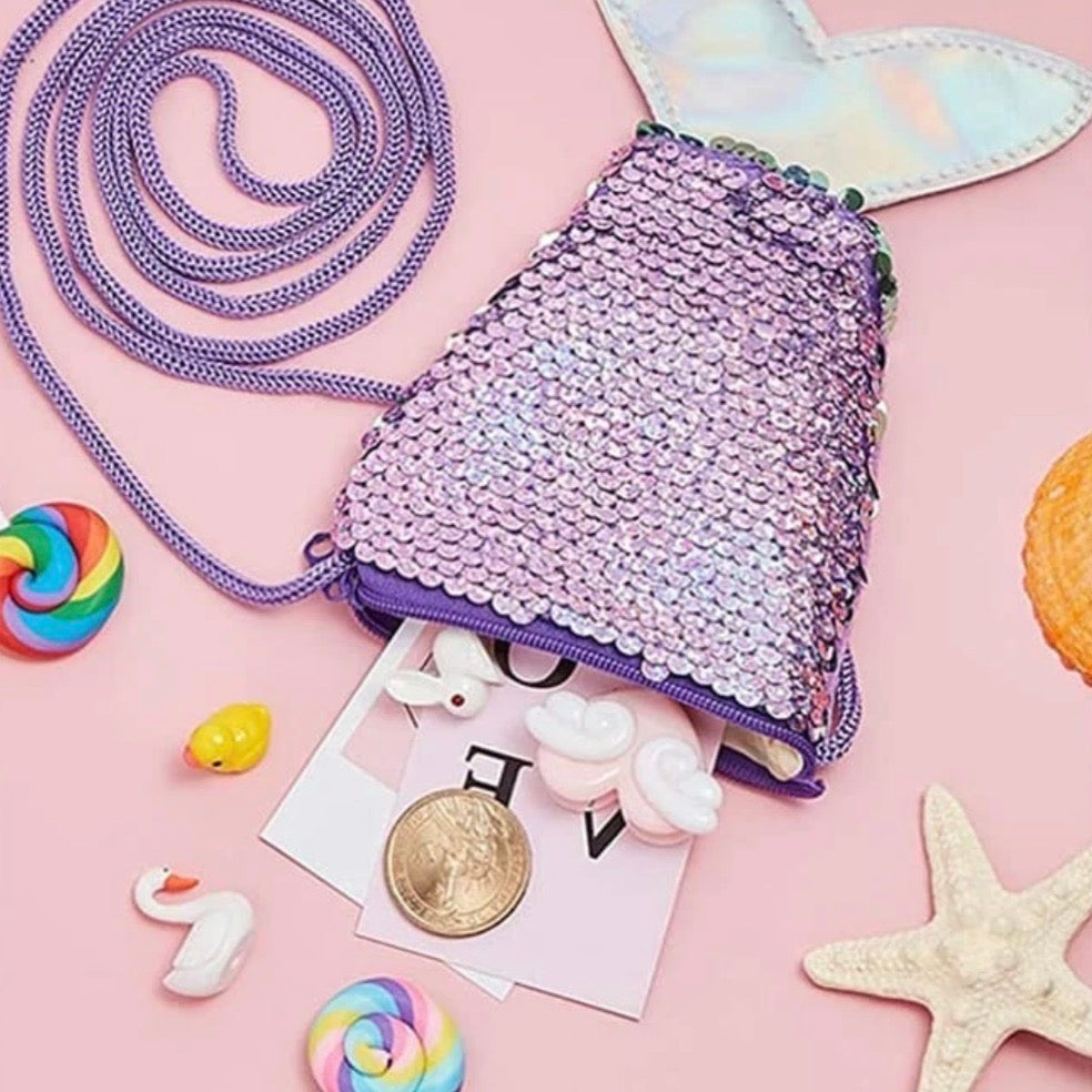 Sequin Mermaid Purse - Bags & Purses