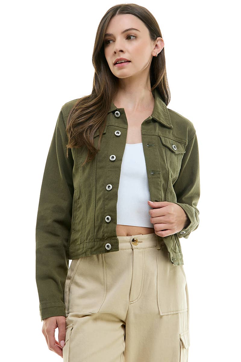 (New) Denim Jacket - Lemonade Mermaid