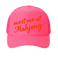 Pink Mah Jong Trucker Hat