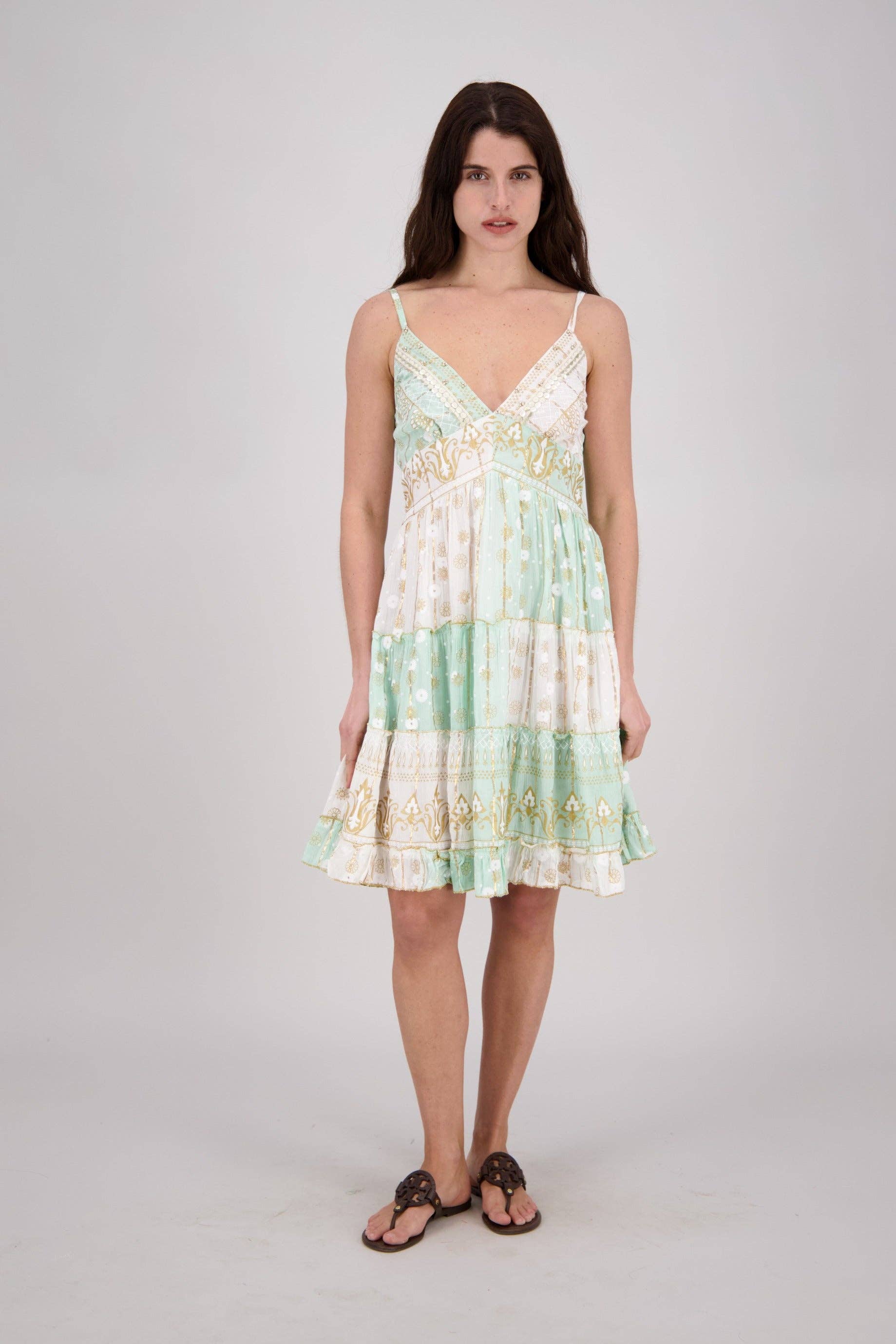 patchwork midi dress Patchwork Midi Dress