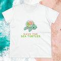 "Save the Sea Turtles" Semi-Fitted Graphic Tee (6 colors)