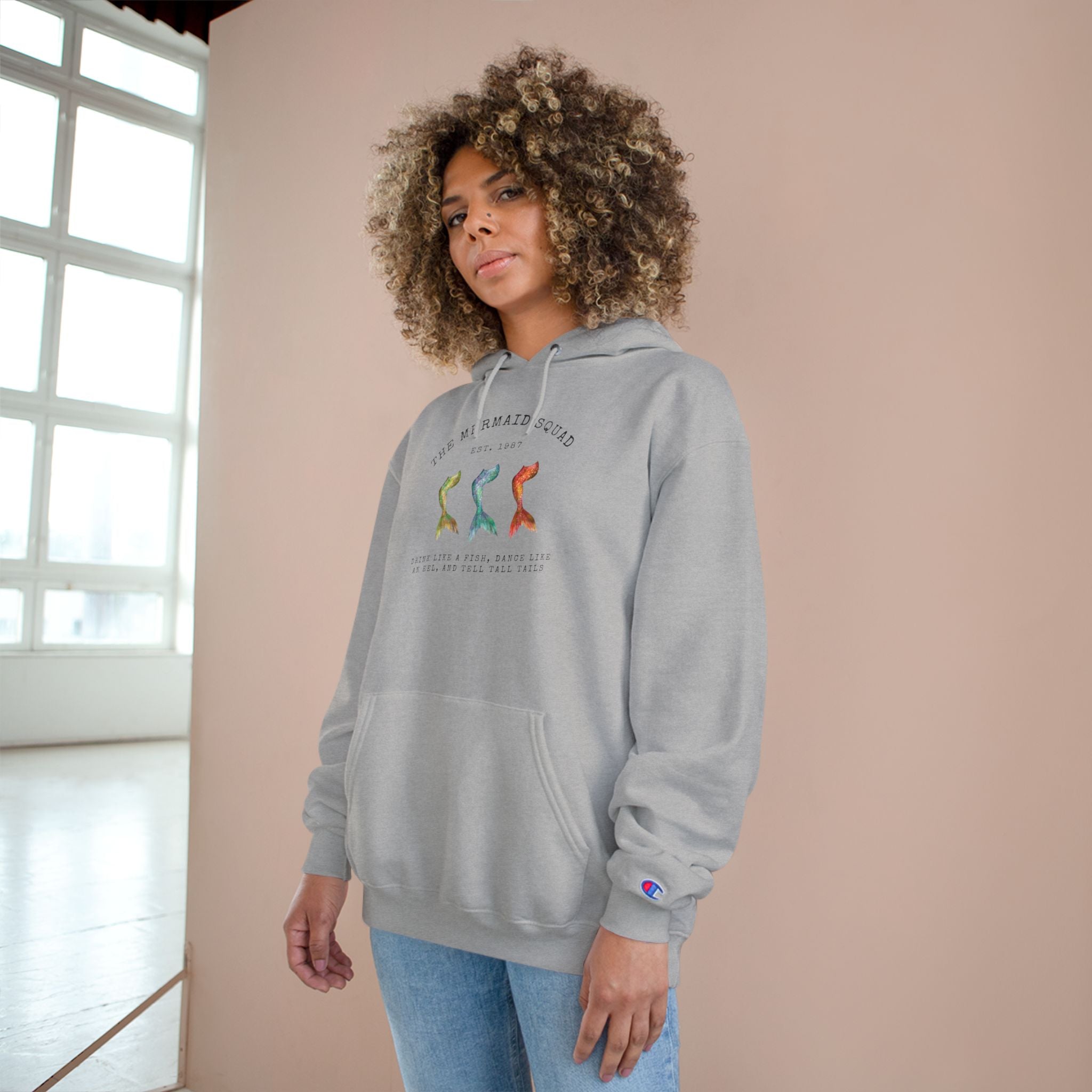 Mermaid Squad Champion Hoodie (2 colors)