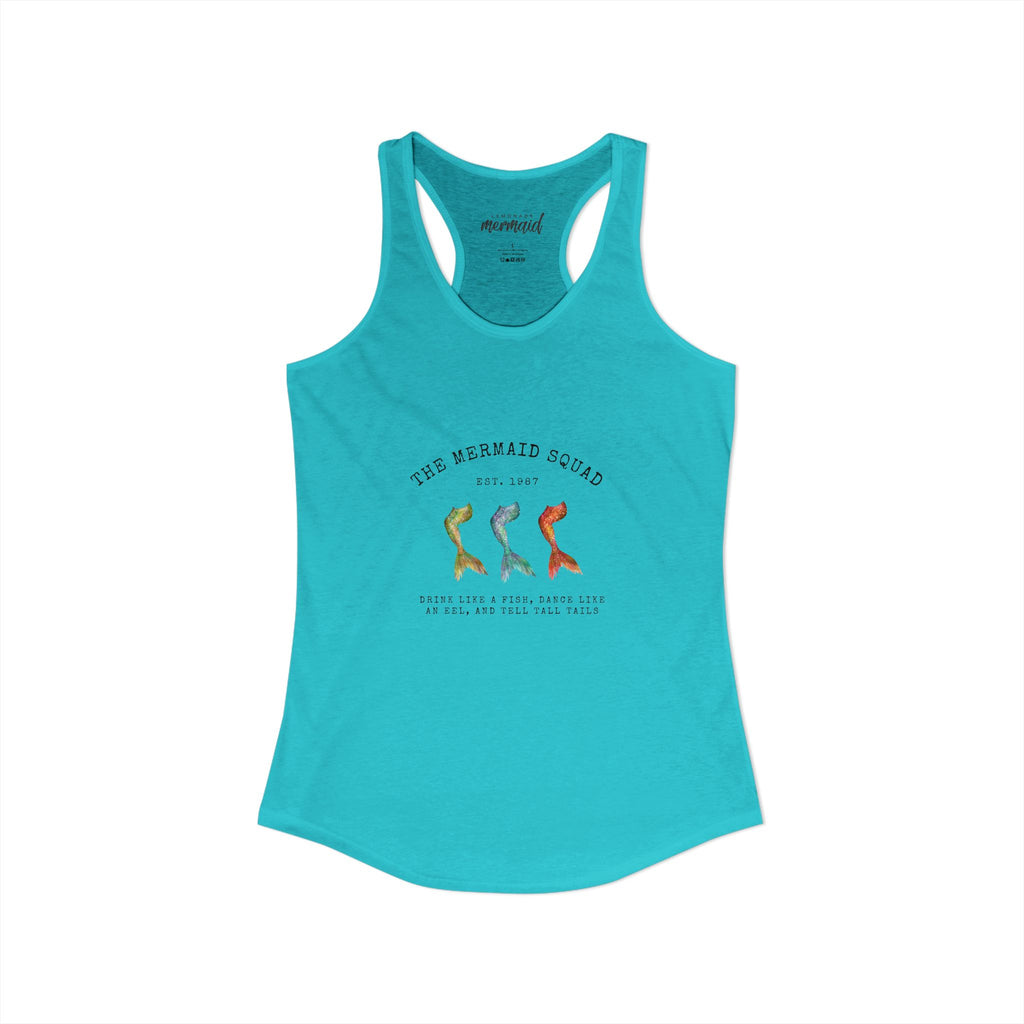 "The Mermaid Squad" - Women's Ideal Racerback Tank