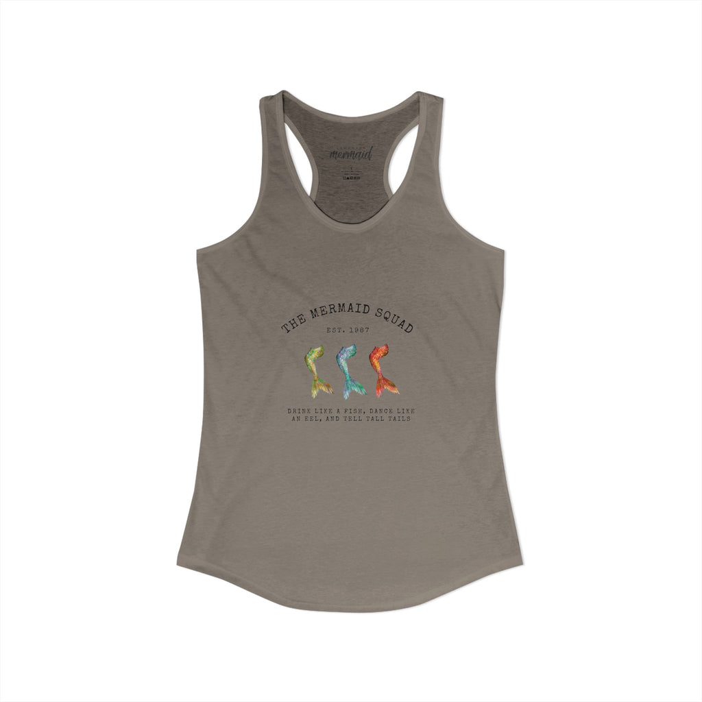 "The Mermaid Squad" - Women's Ideal Racerback Tank
