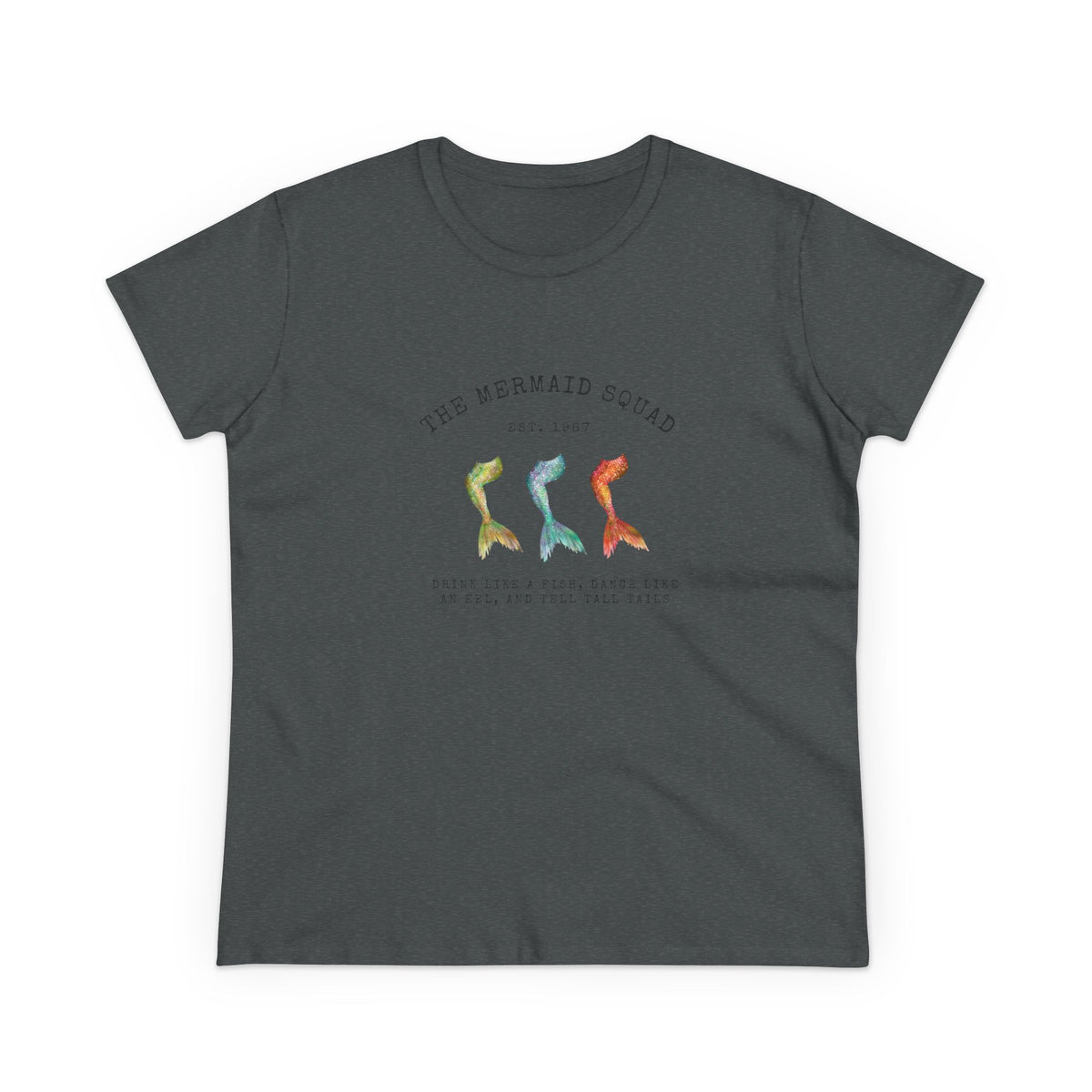 "The Mermaid Squad" Semi-Fitted Graphic Tee (2 colors)