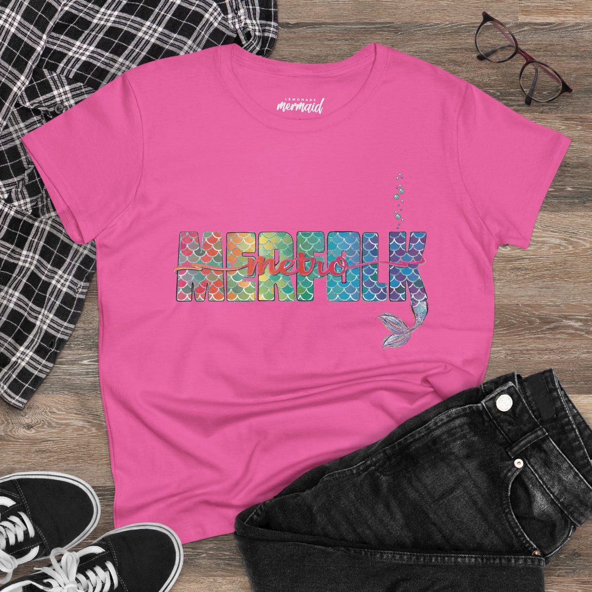 O-fish-al "Metro Merfolk" Semi-Fitted Graphic Tee (3 colors)