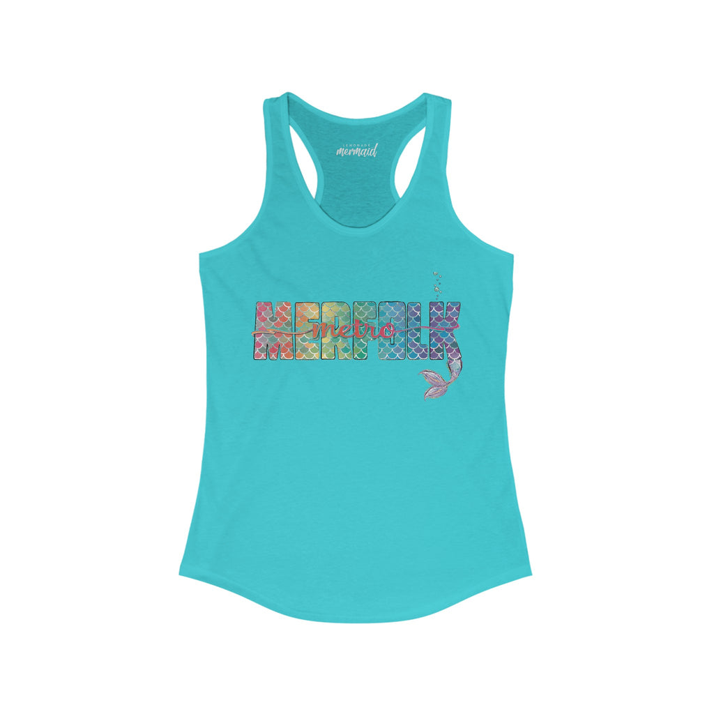 O-fish-al "Metro Merfolk" Racerback Tank - Lemonade Mermaid