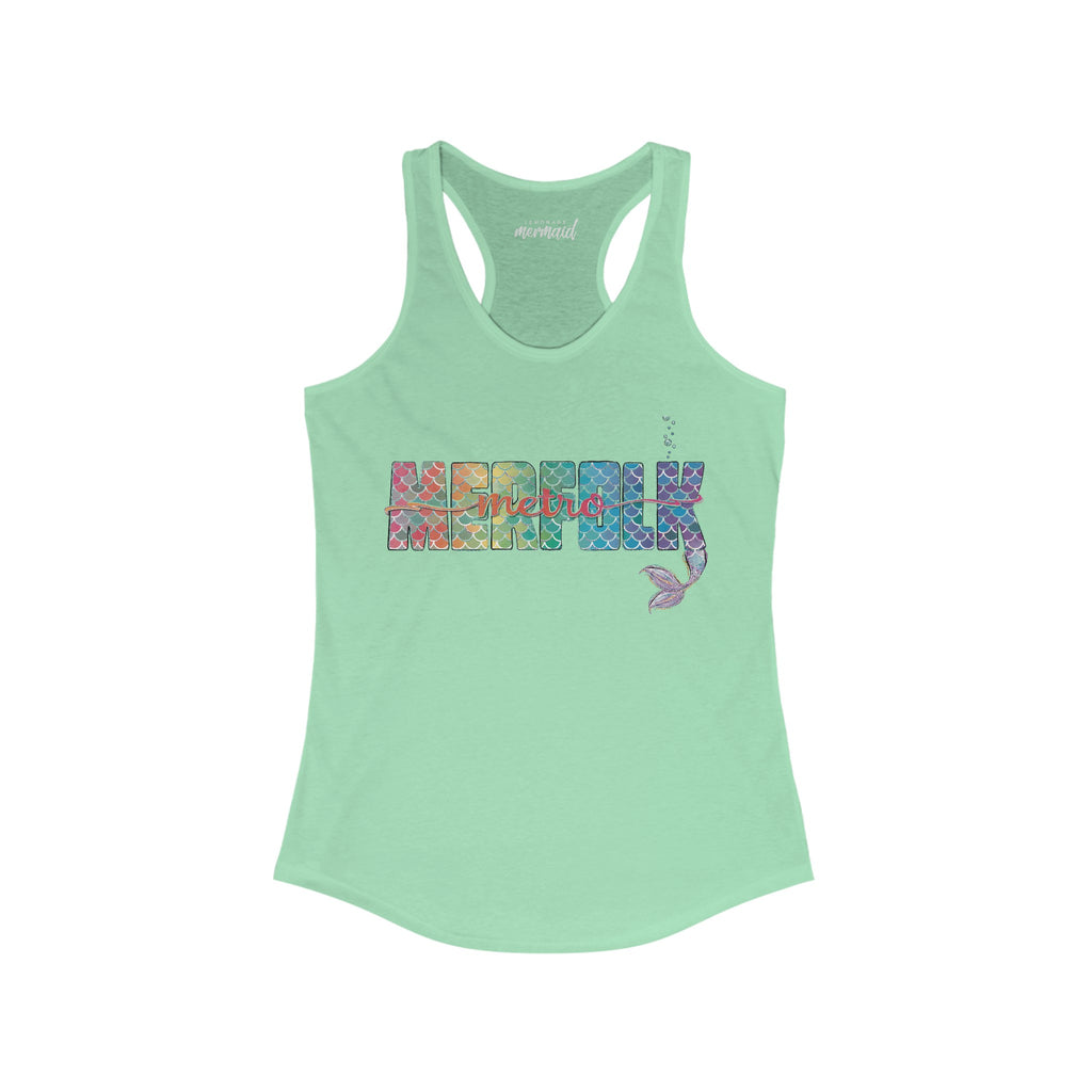 O-fish-al "Metro Merfolk" Racerback Tank - Lemonade Mermaid
