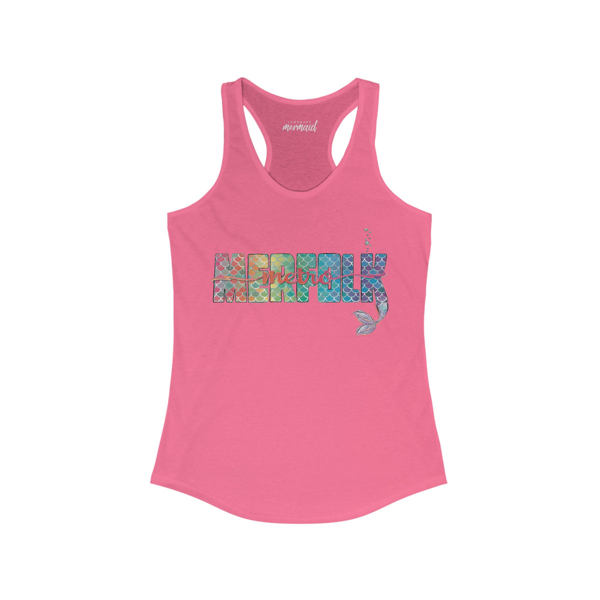 O-fish-al "Metro Merfolk" Racerback Tank - Lemonade Mermaid