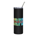 O-fish-al "Metro Merfolk" Skinny Tumbler with Reusable Straw, 20oz