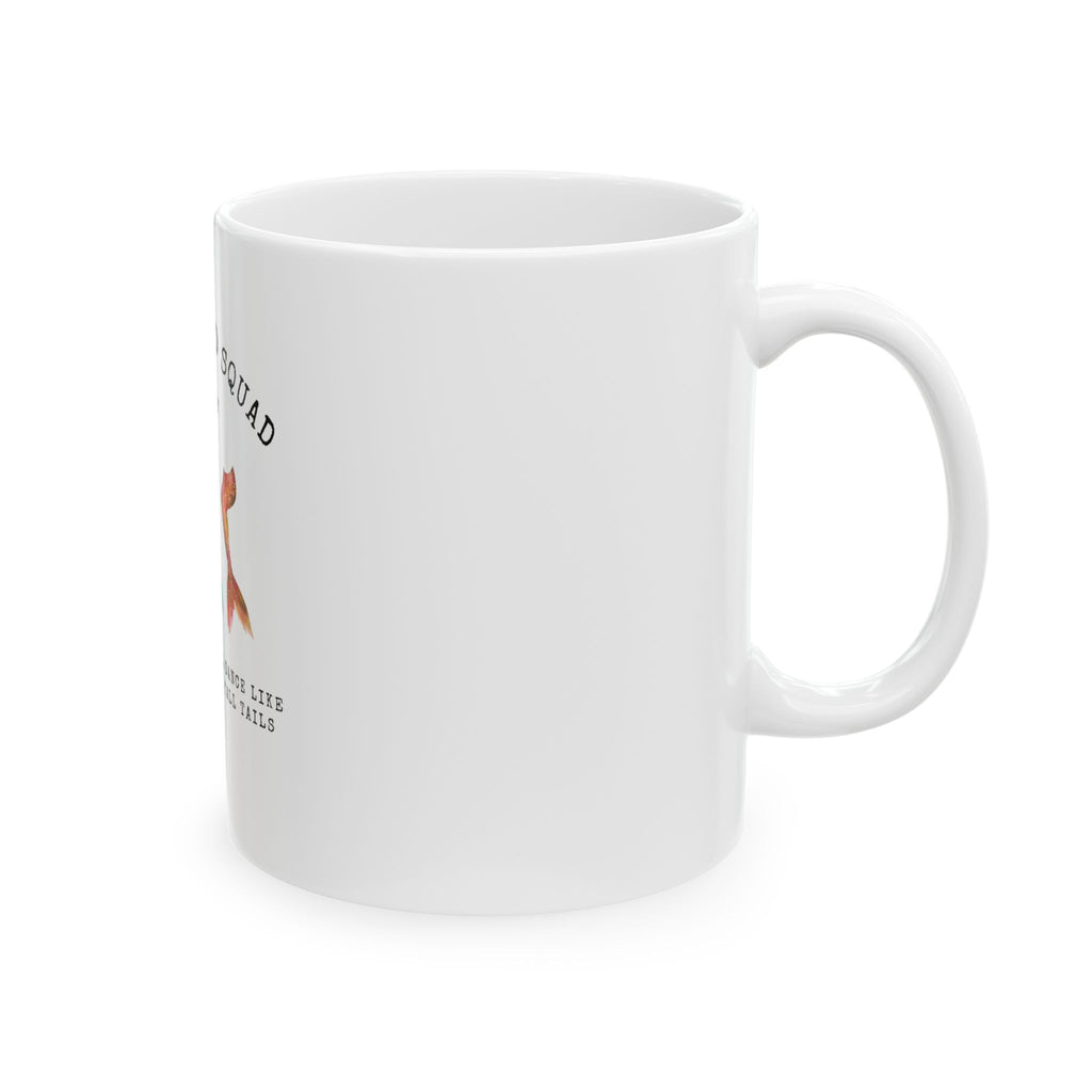 "The Mermaid Squad" Ceramic Mug – Mermaid Bestie Coffee Cup