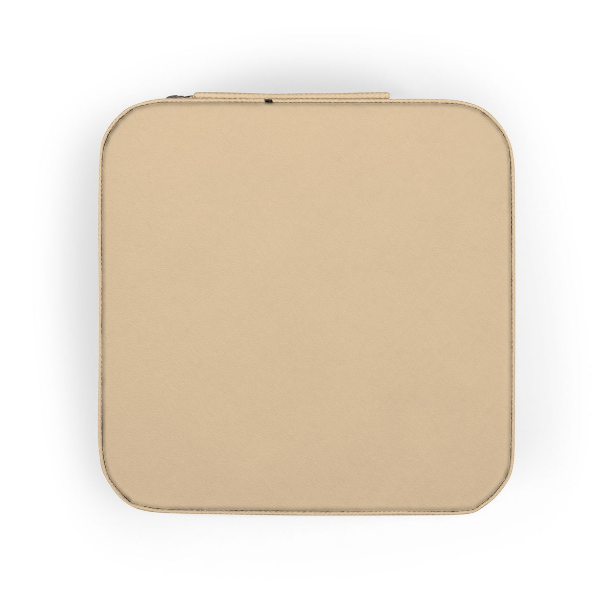 Salt & Starlight jewelry travel case in soft gold, back view