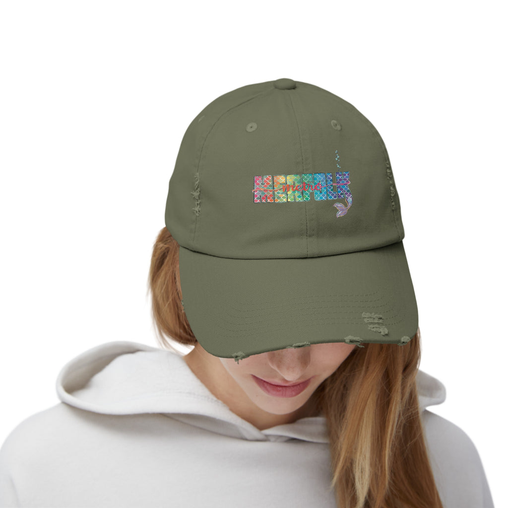 O-fish-al "Metro Merfolk" Distressed Cap