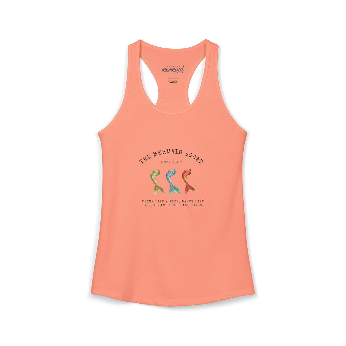 "The Mermaid Squad" - Women's Ideal Racerback Tank