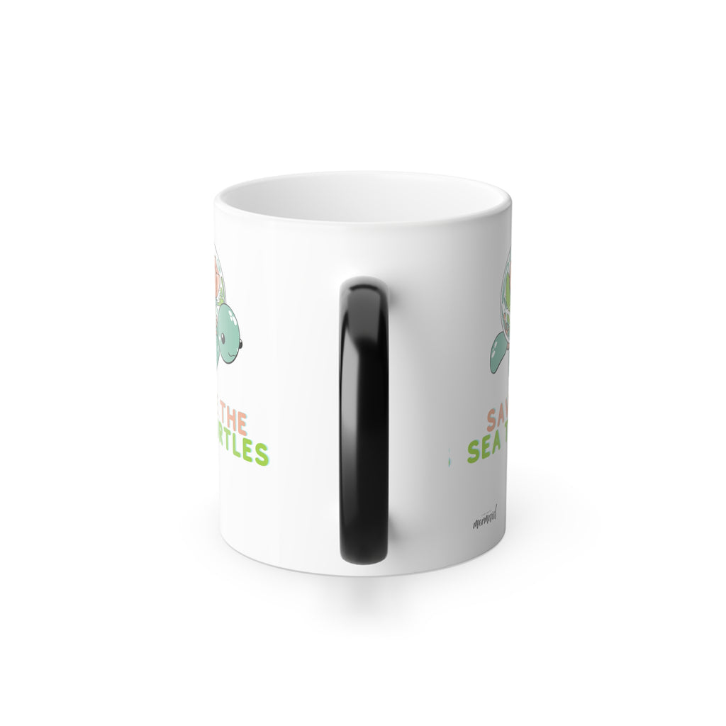 "Save the Sea Turtles" Color Changing Mug