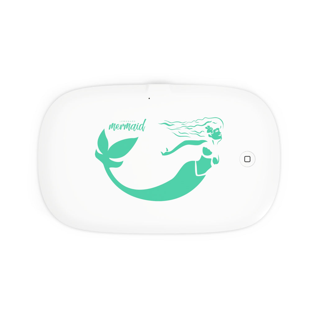 Sea Green Lemonade Mermaid UV Phone Sanitizer and Wireless Charging Pad - Lemonade Mermaid