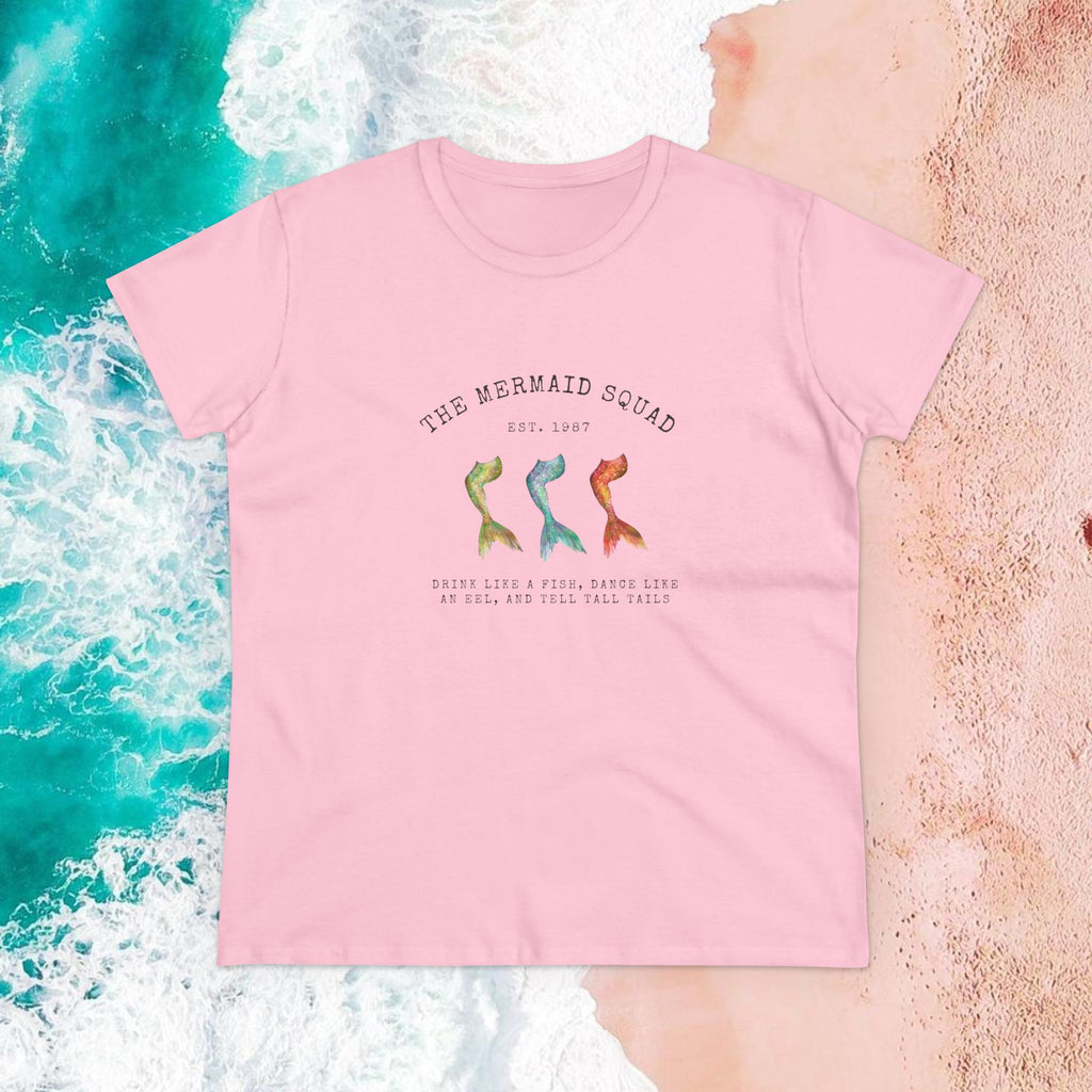 "The Mermaid Squad" Semi-Fitted Graphic Tee (2 colors)
