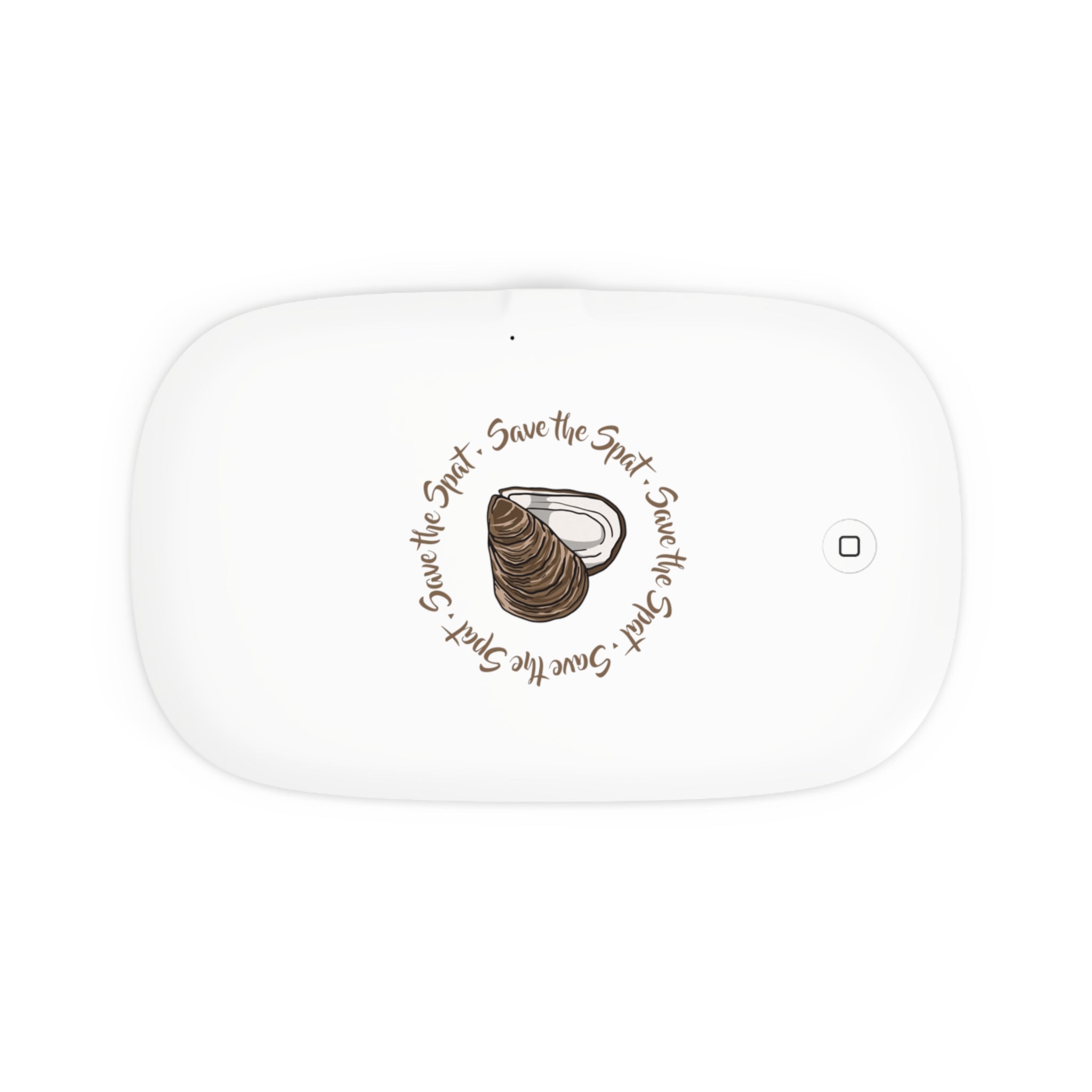 'Save the Spat' Oyster UV Phone Sanitizer and Wireless Charging Pad