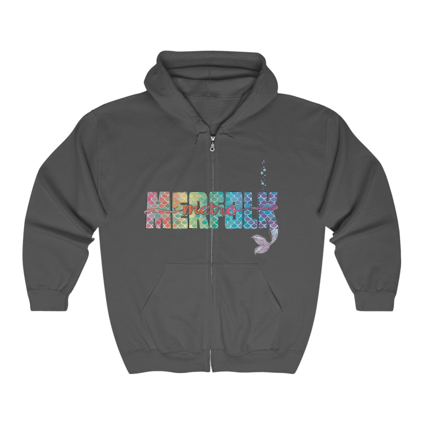 O-fish-al "Metro Merfolk" Unisex Zip Hoodie