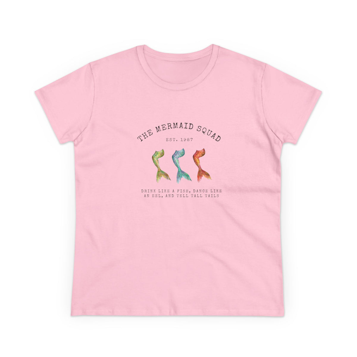 "The Mermaid Squad" Semi-Fitted Graphic Tee (2 colors)