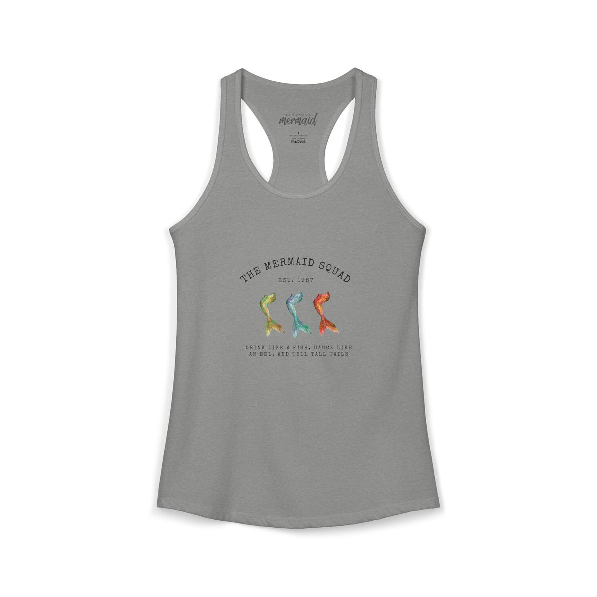 "The Mermaid Squad" - Women's Ideal Racerback Tank