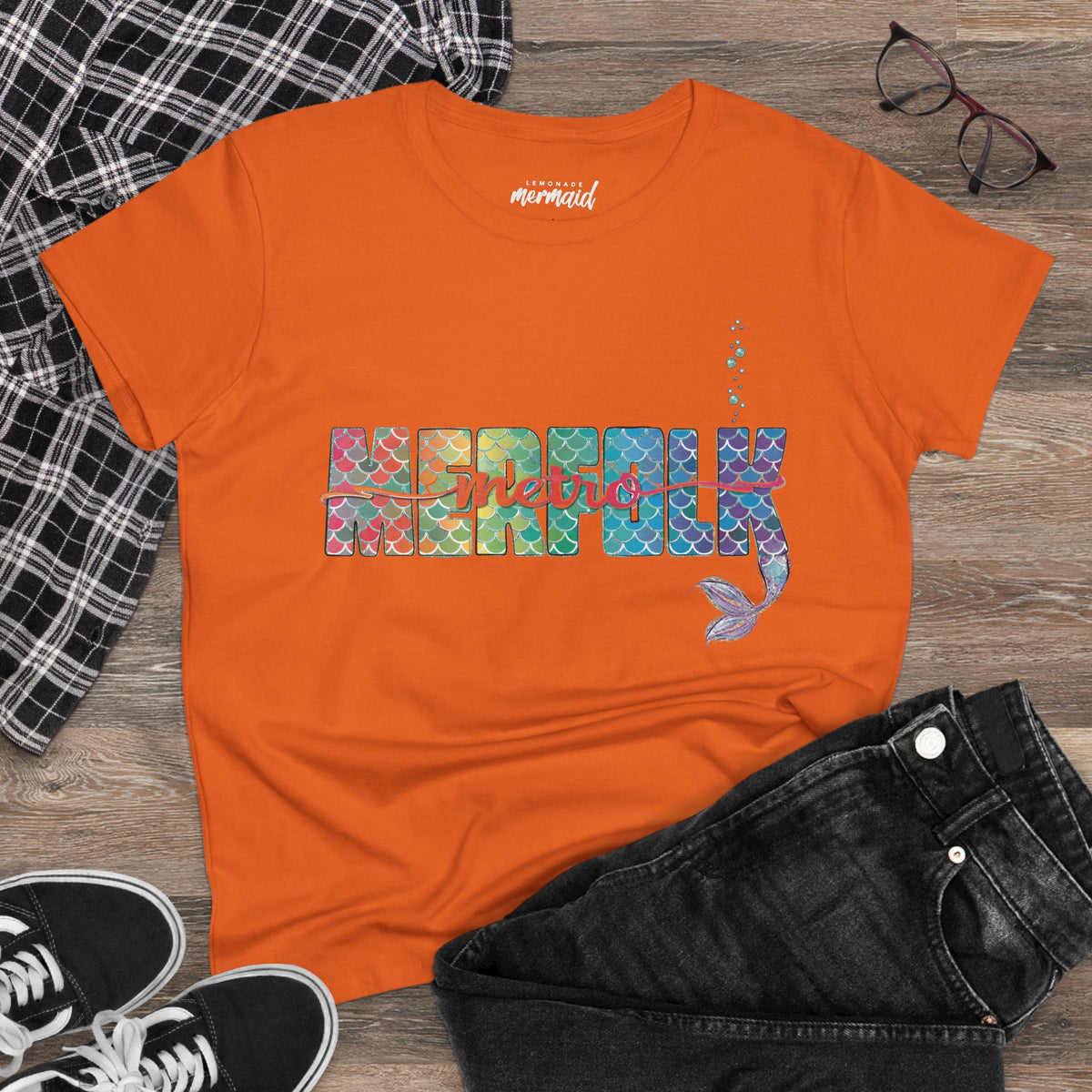 O-fish-al "Metro Merfolk" Semi-Fitted Graphic Tee (3 colors)