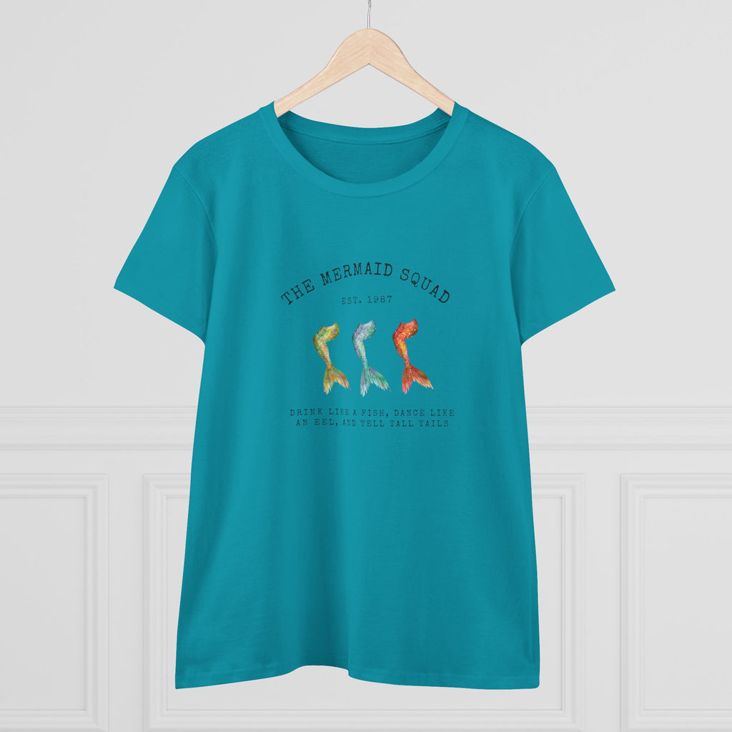 "The Mermaid Squad" Semi-Fitted Graphic Tee (2 colors)