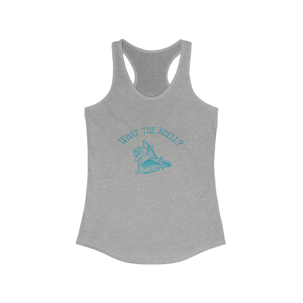 'What the Shell?" Nautically Naughty Racerback Tank (3 colors)