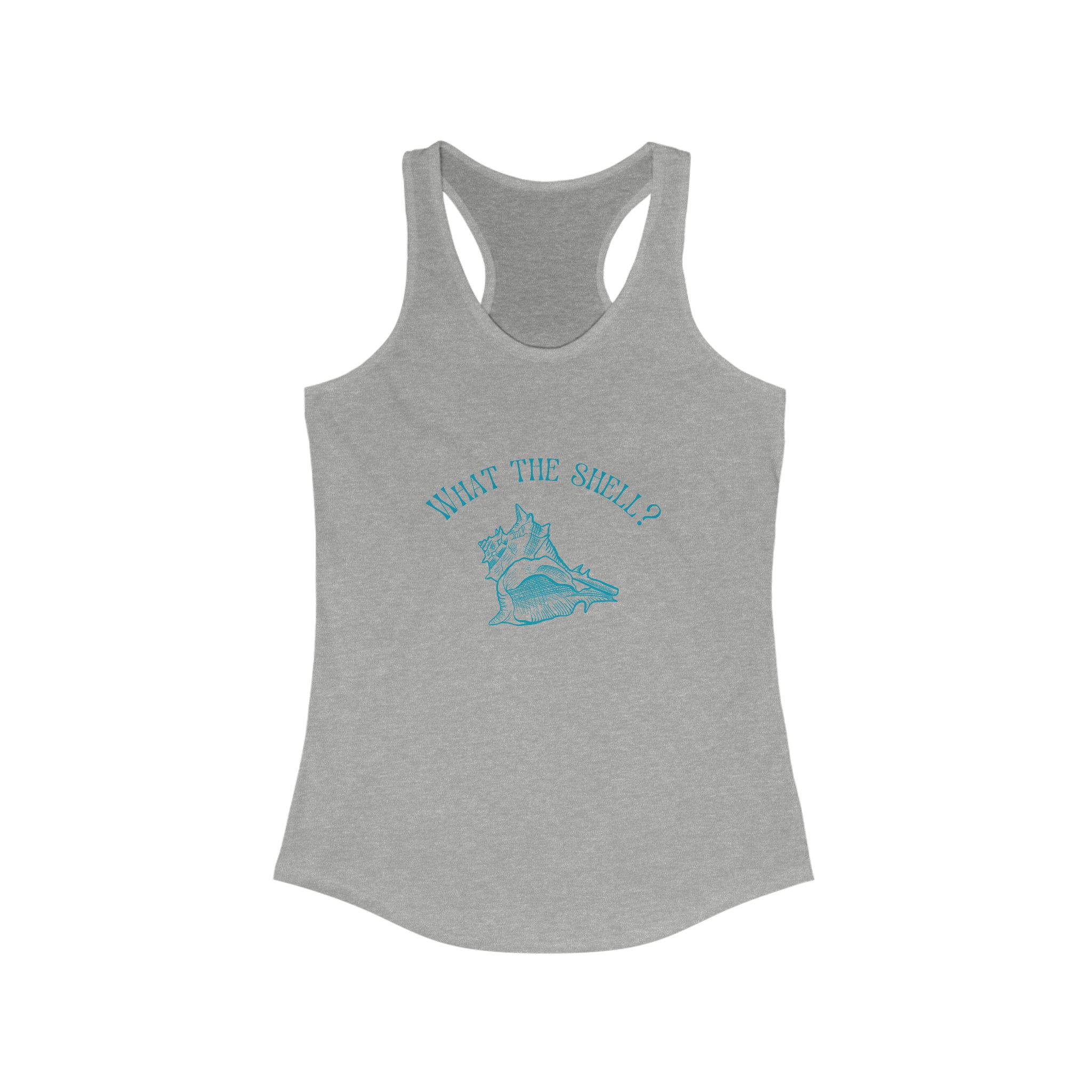 'What the Shell?" Nautically Naughty Racerback Tank (3 colors)