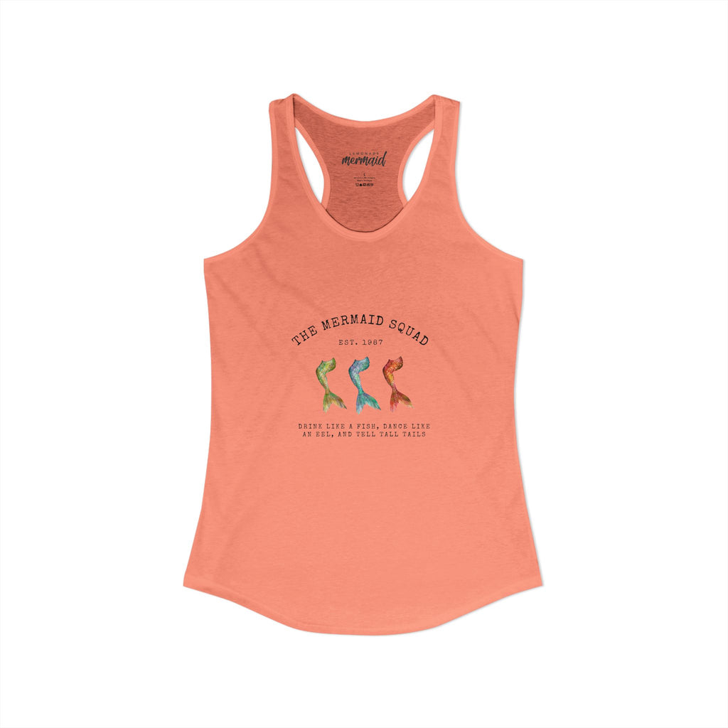 "The Mermaid Squad" - Women's Ideal Racerback Tank