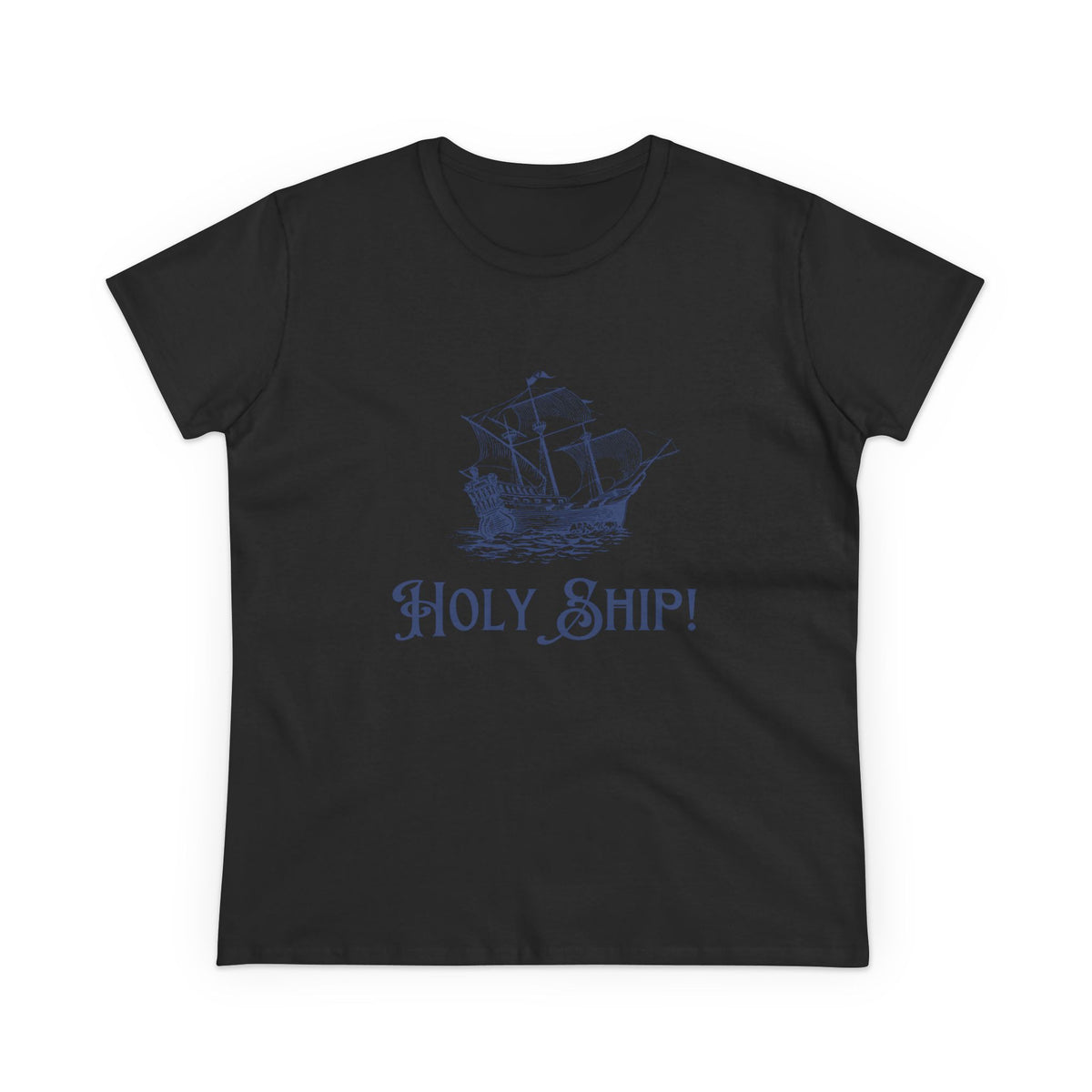 “Holy Ship!” Nautically Naughty Semi-Fitted Graphic Tee (3 colors)