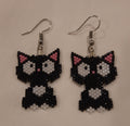 Tuxedo Cat Earrings - Lemonade Mermaid