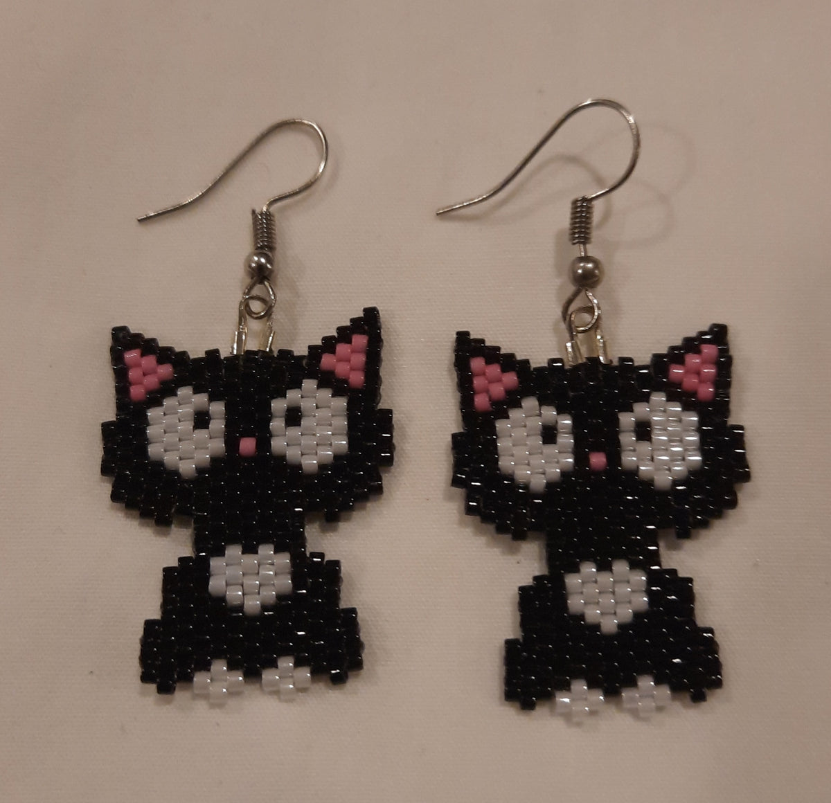 Tuxedo Cat Earrings - Lemonade Mermaid