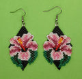 Hibiscus earrings - Lemonade Mermaid
